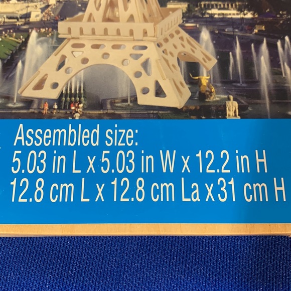 Creatology Wooden 3D Puzzle 2, Eiffel Tower & Skeleton - Picture 4 of 6